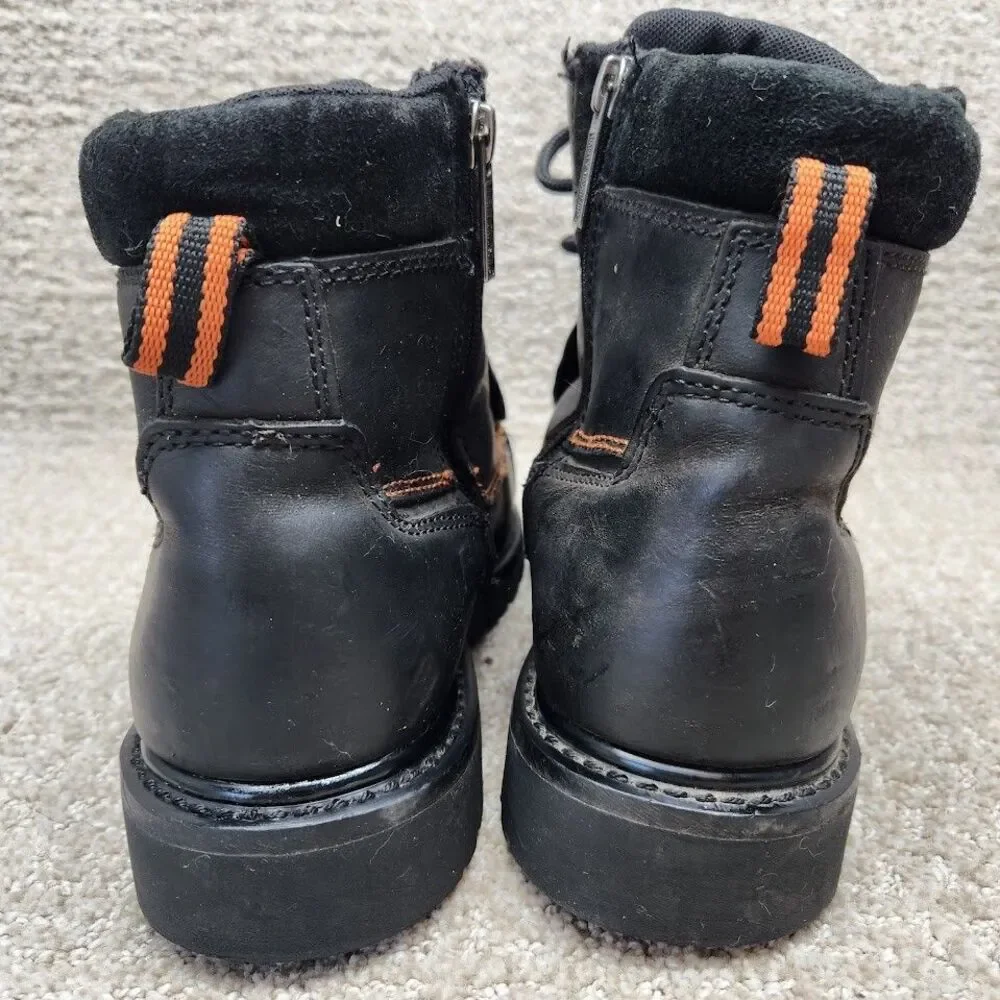 Harley Davidson Super Guard Steel Toe Boots Mens Size 8.5 Durable Waterproof